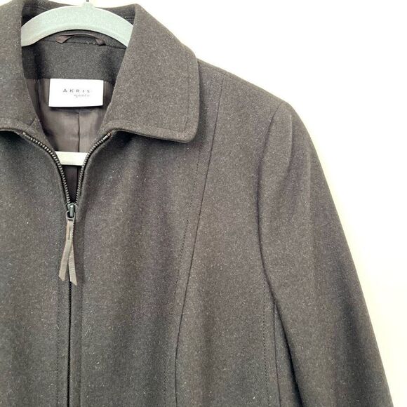 Akris Punto Wool Angora Zip Up Jacket - Picture 5 of 10